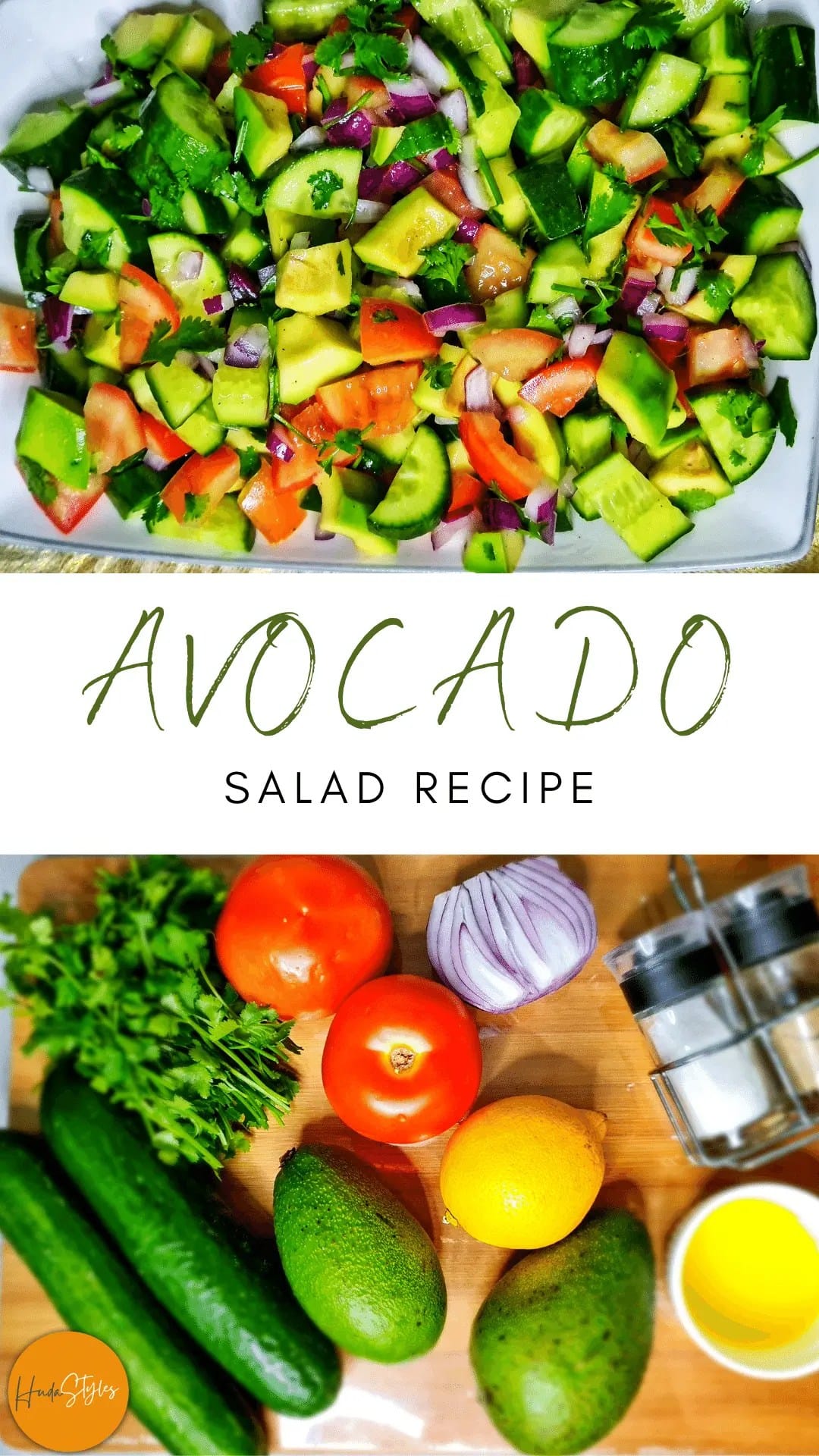 Avocado salad simple