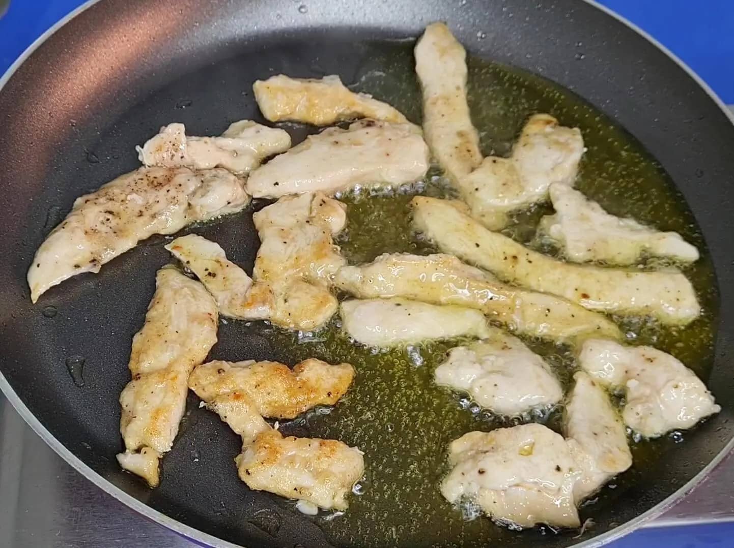frying chicken